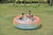 Pool Central® 6ft. Inflatable Multicolor 3 Ring Transparent Swimming Pool